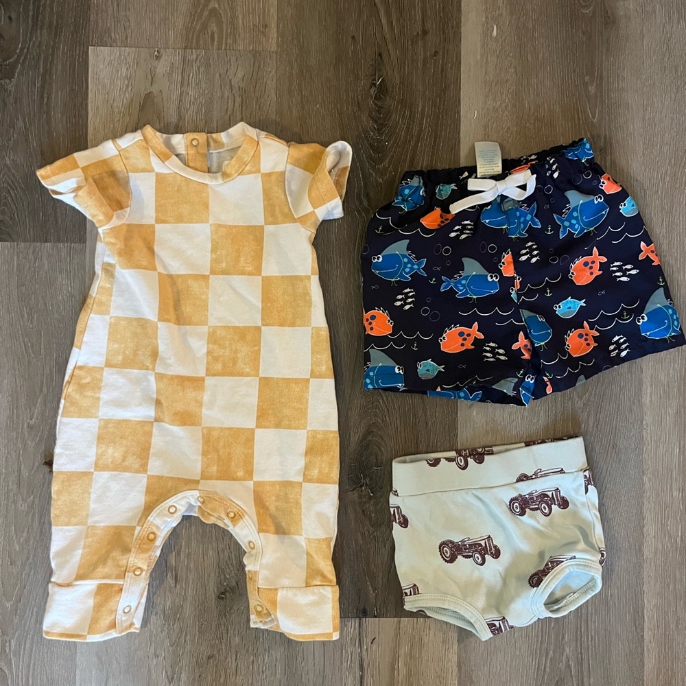 Bundle of Summer Baby Boy Clothes—Grayson Mini, Kate Quinn, Children’s Place